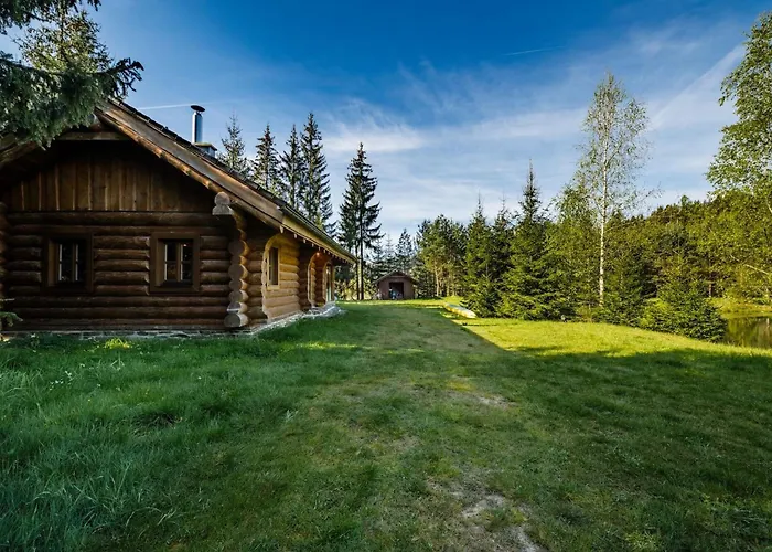 Sumavska Vlcice - Rybarsky Srub 木屋 斯特拉日尼